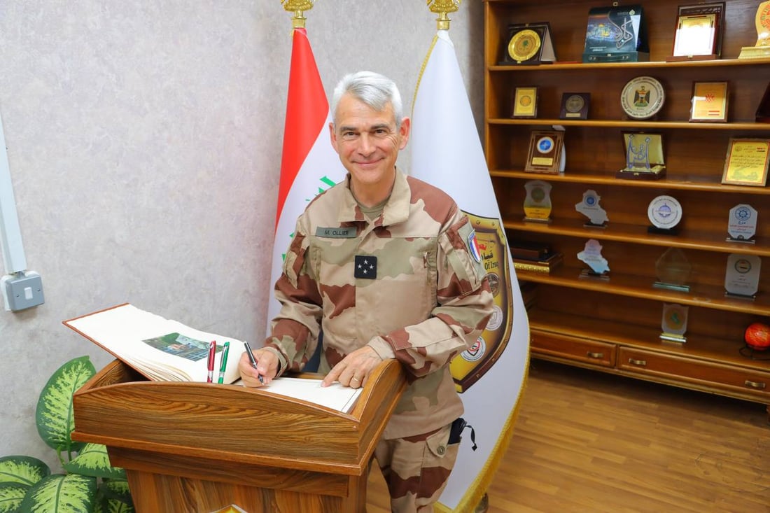 بغداد وباريس تناقشان التمارين المشتركة للطيران الحربي (صور)