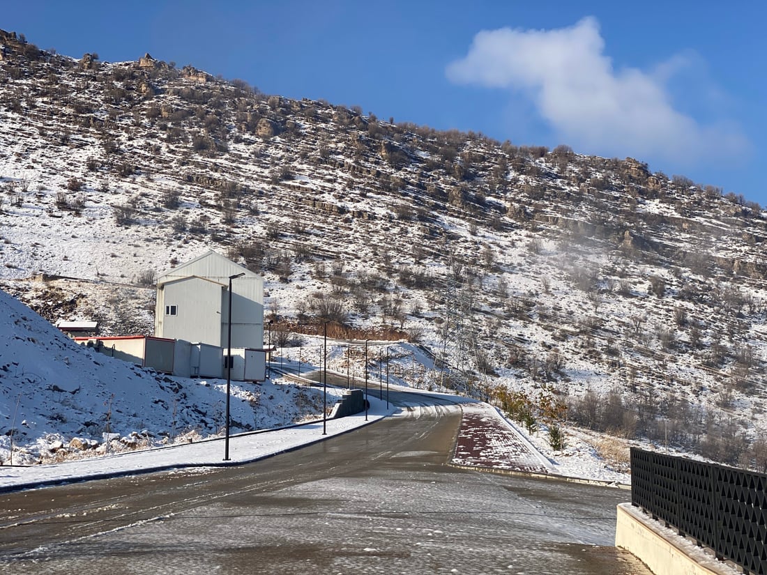 صور: جبل كورك في أربيل يكتسي بالثلوج