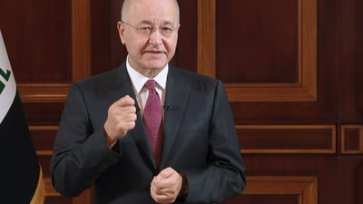 Former Iraqi President Barham Salih condemns Iranian bombardment of Erbil