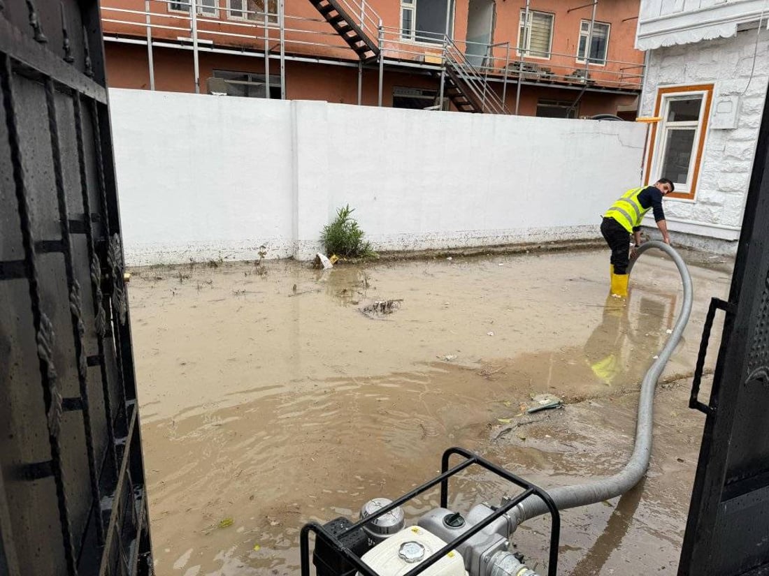 لە سۆران ئاو چووە ناو چەند ماڵێکەوە