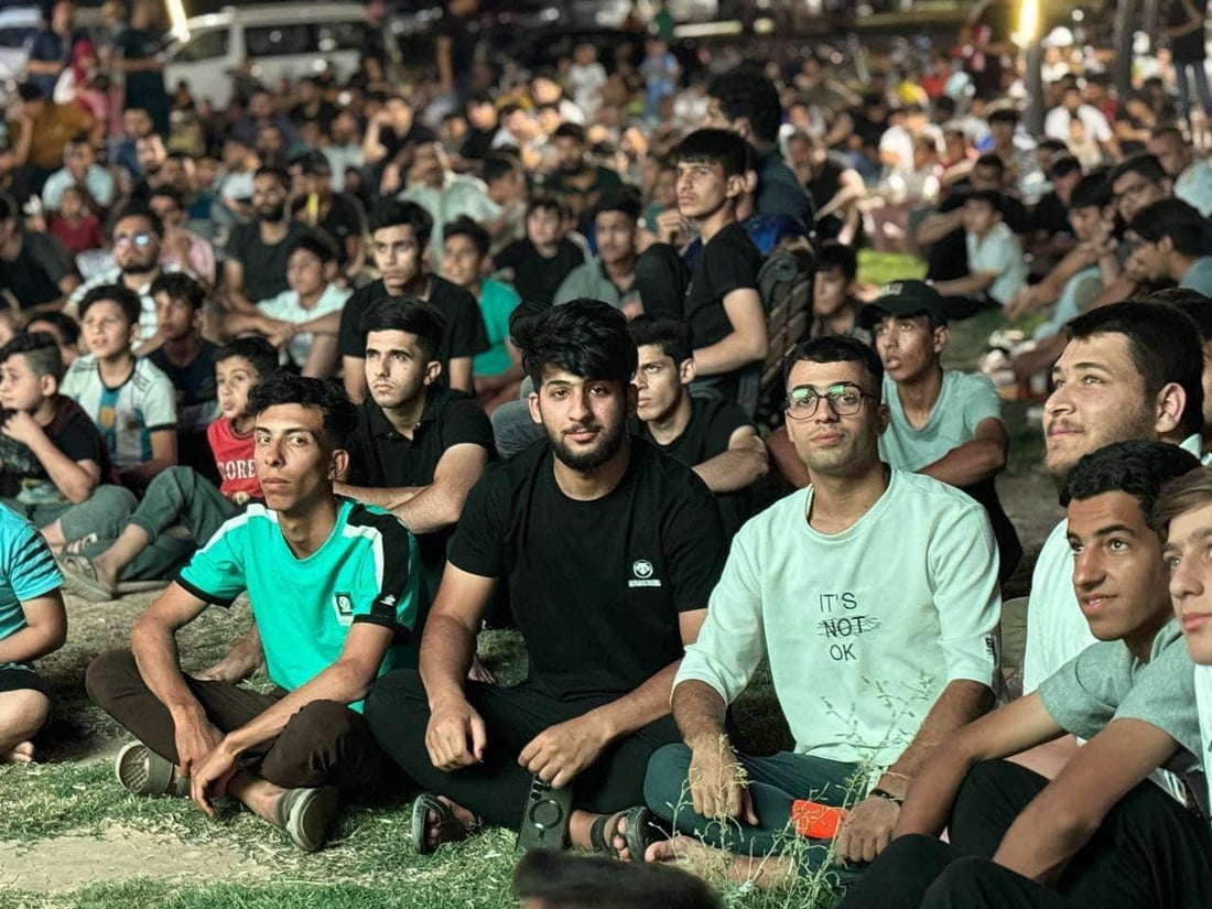 صور من نهائي أوربا في مدينة بدرة على حدود إيران