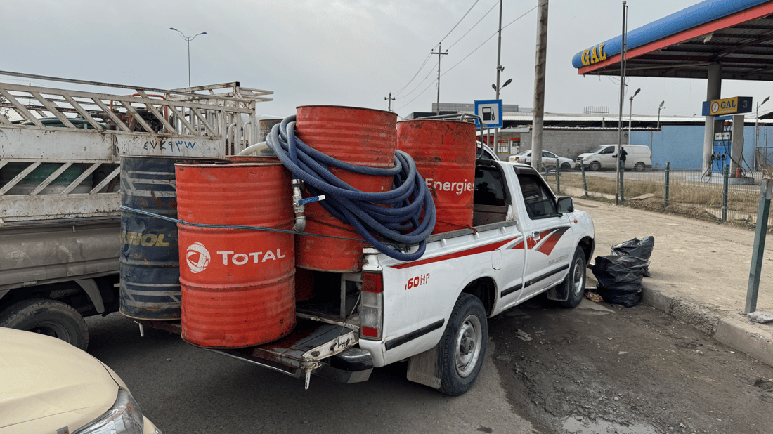 بەنزین لەبری نەوت؛ لە بەنزینخانەیەک هەڵەیەکى مەترسیدار روویدا