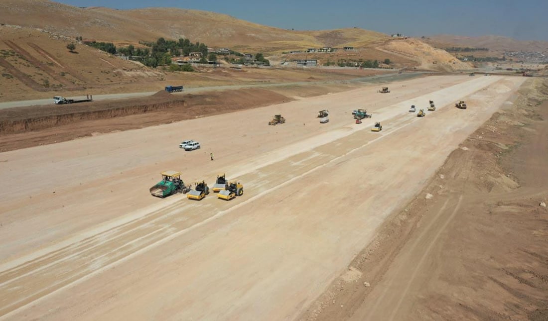 ئەو تەقەمەنیانە لابران کە رێگربوون بۆ شەقامی 100 مەتری سلێمانی