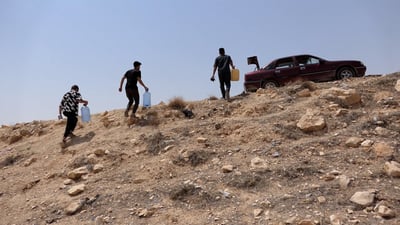 فيديو: شباب سنجار يتطوّعون لإنقاذ الجبل من العطش
