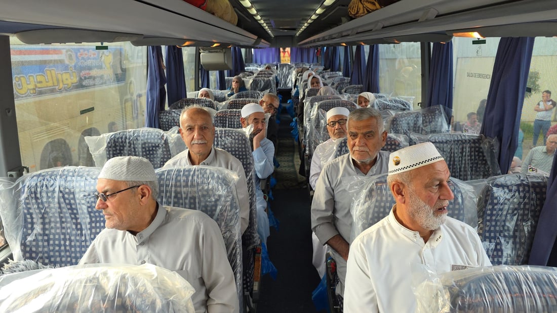 “لەرێگای وشکانییەوە” یەکەم کاروانی حاجیان لە کەرکوکەوە بەرەو سعودیا بەڕێکەوتن