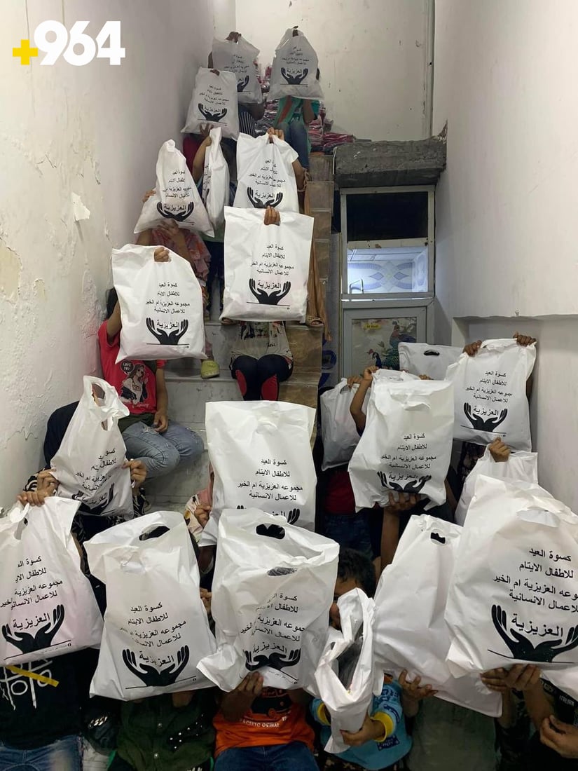 في ذكرى الجرح.. شباب “العزيزية أم الخير” يسعدون الأيتام قبل العيد (صور)