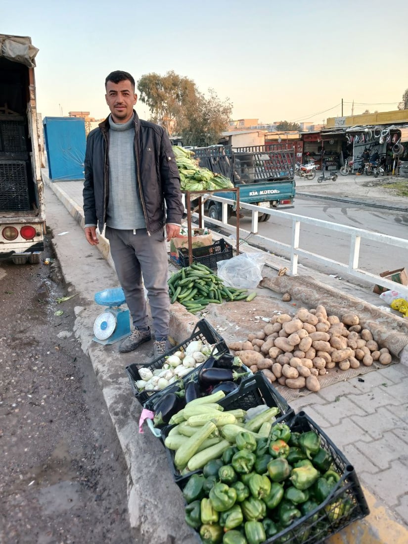 من صباحات العلوة في آلتون كوبري – كركوك: الخضار طازجة والبيع بأرباح بسيطة