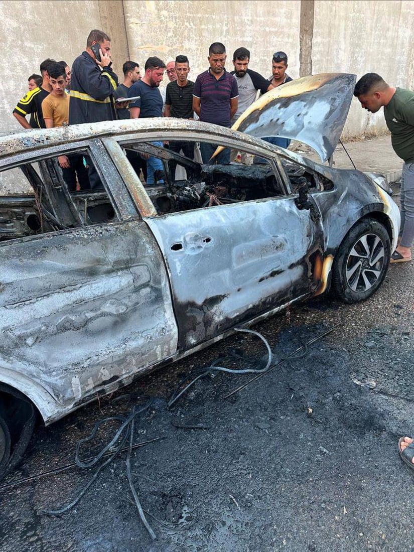 شاهد: تحولت إلى رماد خلال دقائق.. حريق يلتهم “كيا” في الموصل