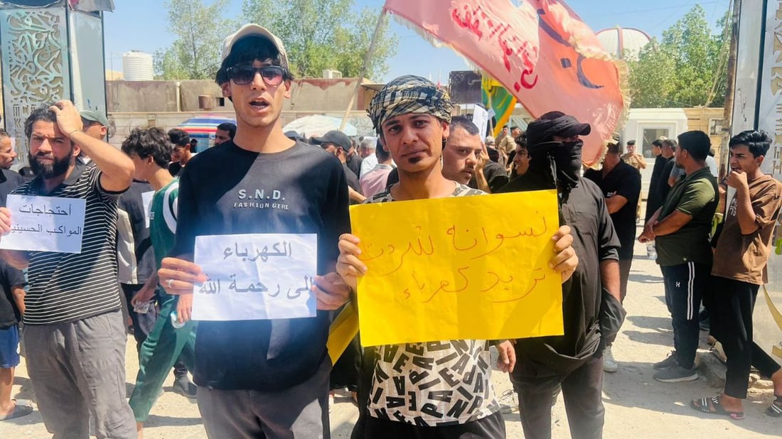 صور: تظاهرات في سوق الشيوخ للمطالبة بالخدمات.. الأمراض انتشرت