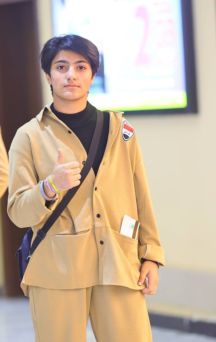 صور: فتيات العراق يصلن عمّان استعداداً لمواجهة سوريا والأردن ولبنان