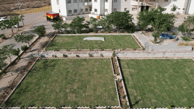 دوو باخچە بە دوو روبەری جیاواز لەناو زانکۆی گەرمیان دروست کرا