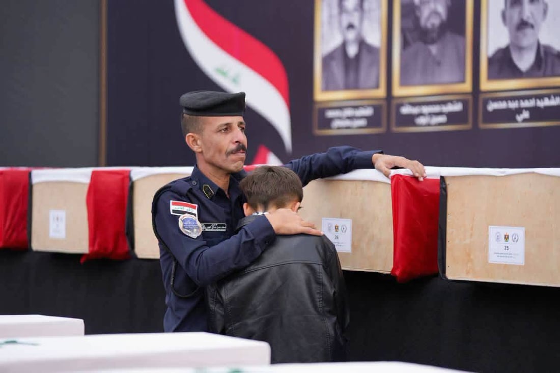 نينوى تشيع رفاة 47 من ضحايا داعش.. أعدمهم التنظيم عند دخوله الموصل