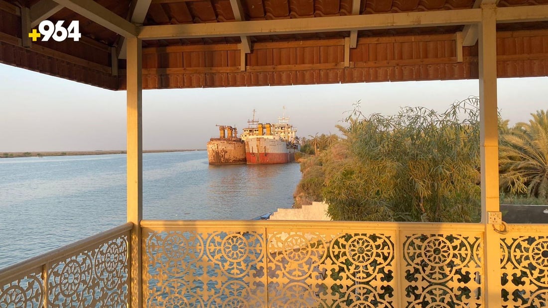شاليهات على شط العرب شامل خدمة الغزلان والطواويس بنصف مليون.. صور من أبي الخصيب