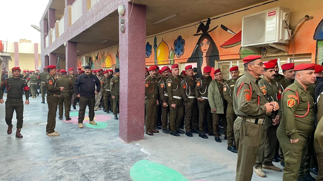 صور من اقتراع بغداد الخاص.. أفواج الانضباط العسكري وصلت أولاً