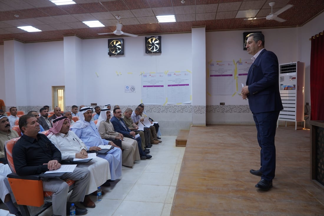 صور: وجهاء العياضية يوقعون ميثاقاً برعاية ألمانية لمنع التجاوز على المياه