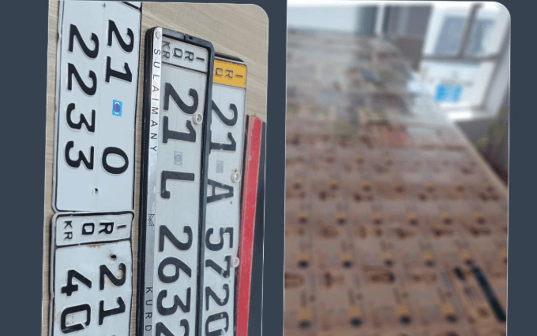 ژمارەیەک ناسنامە و مۆڵەتی شۆفێری و تابلۆی ئۆتۆمبێل دۆزراونەتەوە