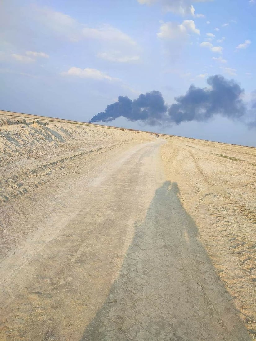 فيديو: مصرع 8 أشخاص وإصابة آخرين في حادث سير احترقت خلاله 3 سيارات بالسماوة