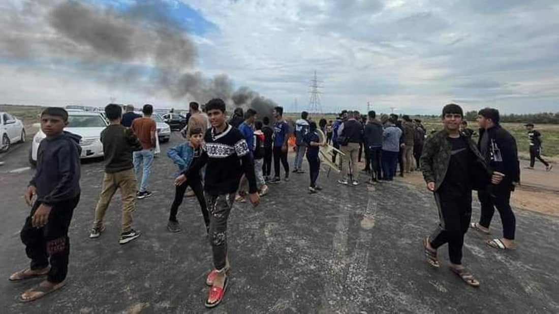 ديالى: إغلاق طرق في قرى الخالص لتأخر الكشف عن الجناة في هجوم تموز (صور)