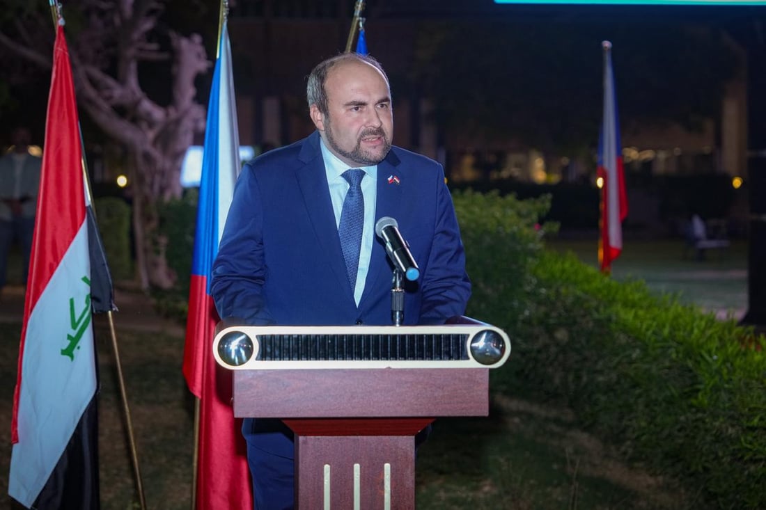 صور من مشاركة سيدة العراق الأولى في حفل العيد الوطني التشيكي