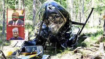 بەهۆى تێکشکانی هێلیكۆپته‌ر دوو وەزیری وڵاتى غانا گیانیان لەدەستدا