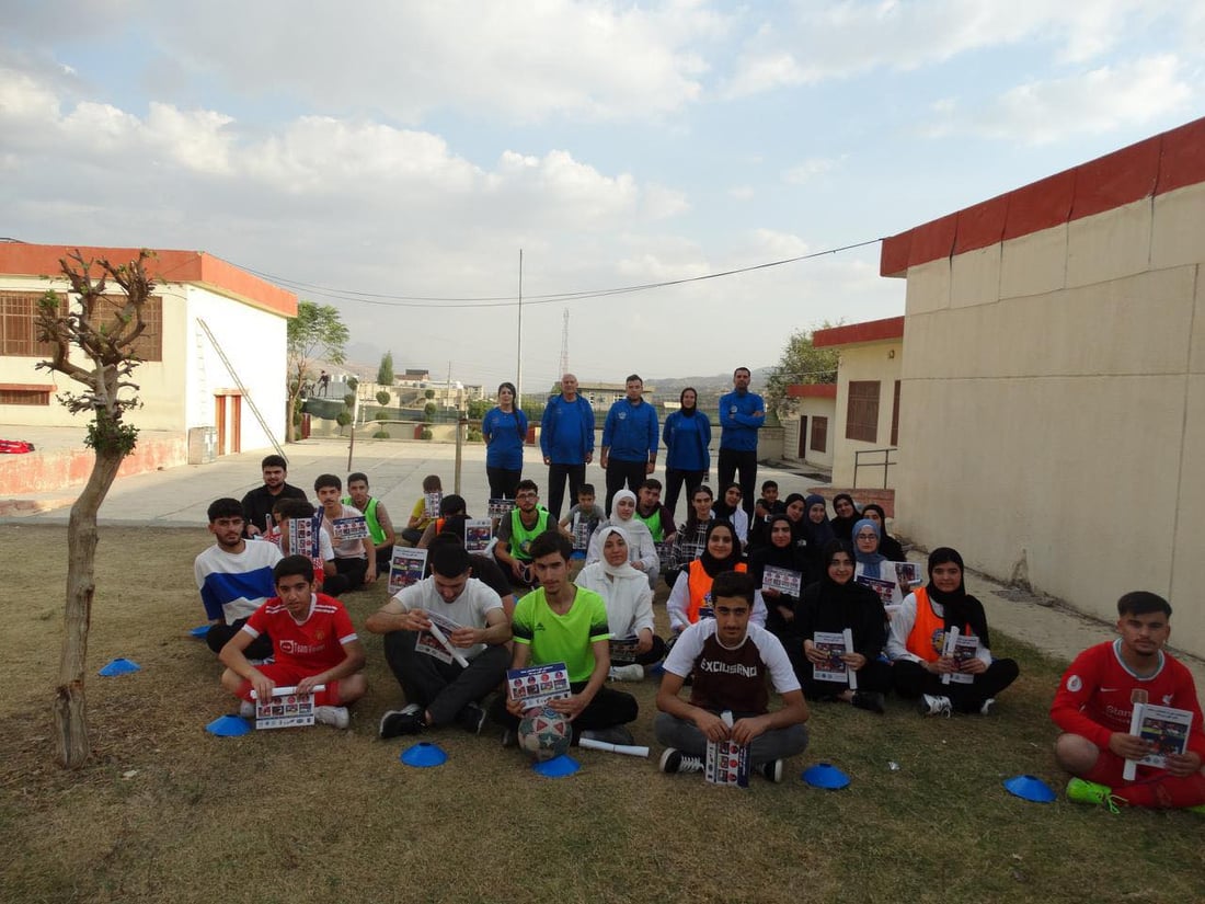 رێکخراوێکی ئەمریکی بەشێوەیەکی جیاواز هۆشیاری لەبارەی مین بە قوتابیان دەدات