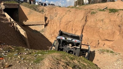 کارەسات لە رێگاى دوبز – پردێ؛ خێزانێکى پێنج کەسى گیانیان لەدەستدا