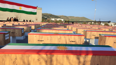 Remains of 172 Anfal victims reburied in Chamchamal ceremony