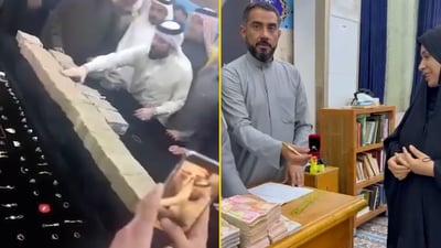 نائب عن العصائب يجمع أكثر من 300 مليون دينار ومصوغات ذهبية لدعم إيران ولبنان