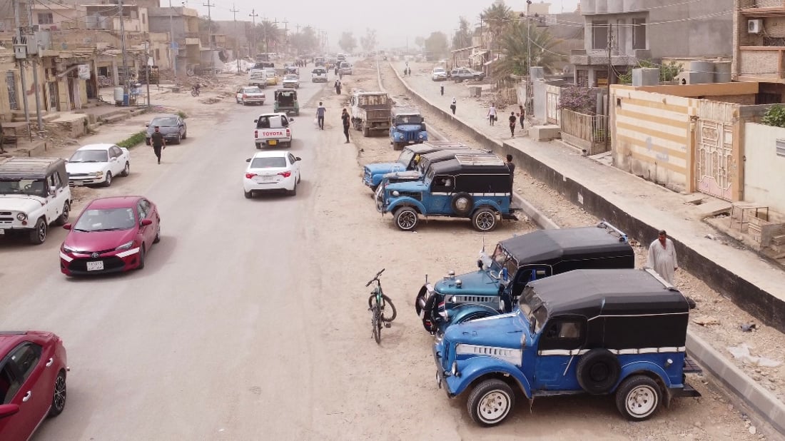 صور: الواز الروسية في شوارع ديالى.. نقلت جيش صدام وقاومت داعش والسيول