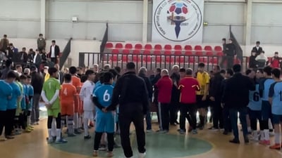 Erbil education department concludes a inter-school soccer competition