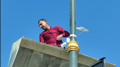 کامێرای چاودێری بۆ ئەو کەسانە خۆڵ و خاشاک فڕێدەدەن دانرا