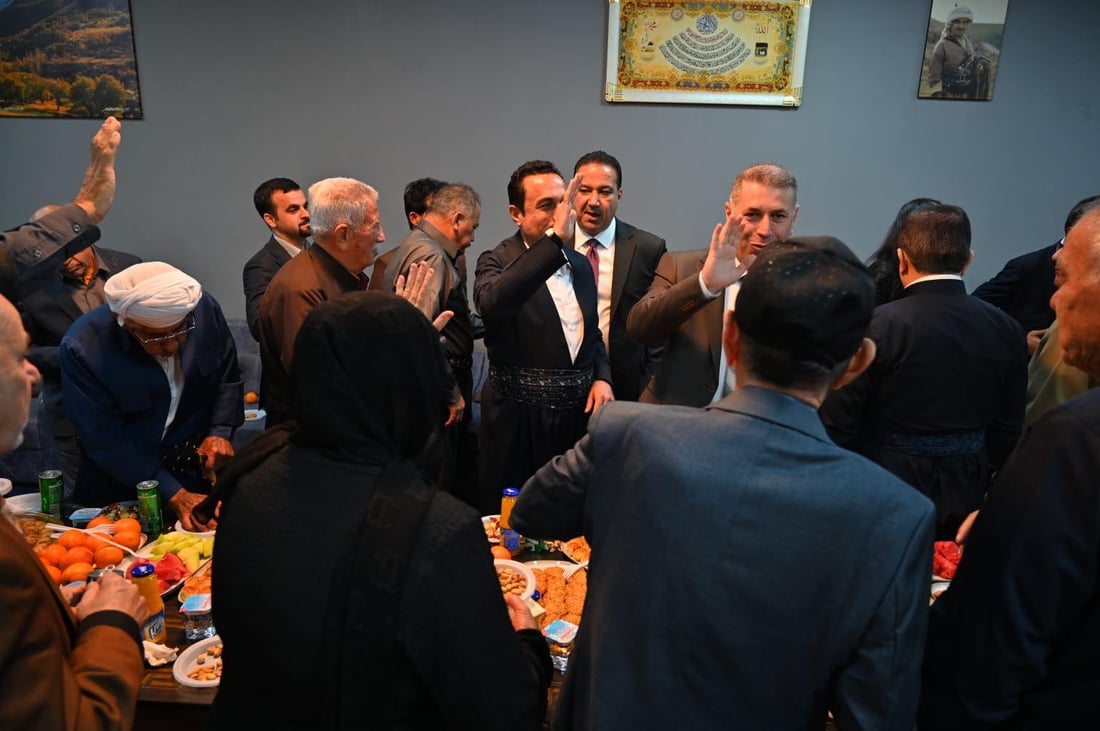 پارێزگاری هەولێر خوانی نیوەڕۆی جەژنی لە ماڵی دنیادیدەکان نۆش کرد