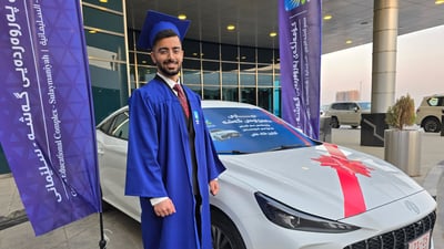 یەکێک لە یەکەمەکانی کوردستان ئۆتۆمبێلێکی سفر کیلۆمەتری وەرگرت