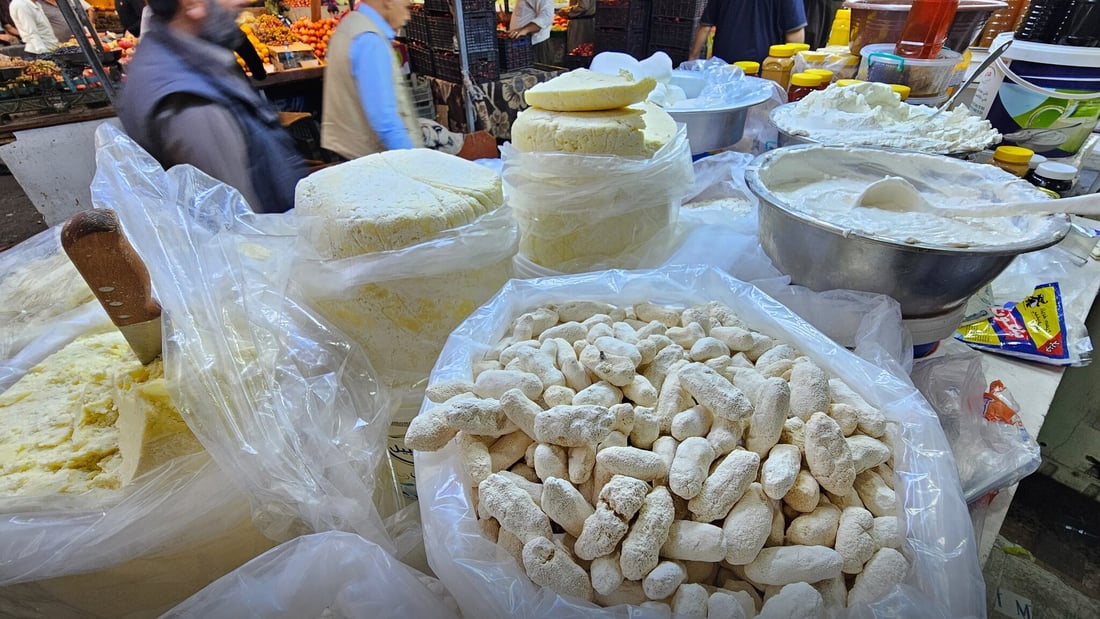 شتاء أربيل.. كيلو الجبن الكردي بلغ 26 ألفاً والطلب ارتفع كذلك