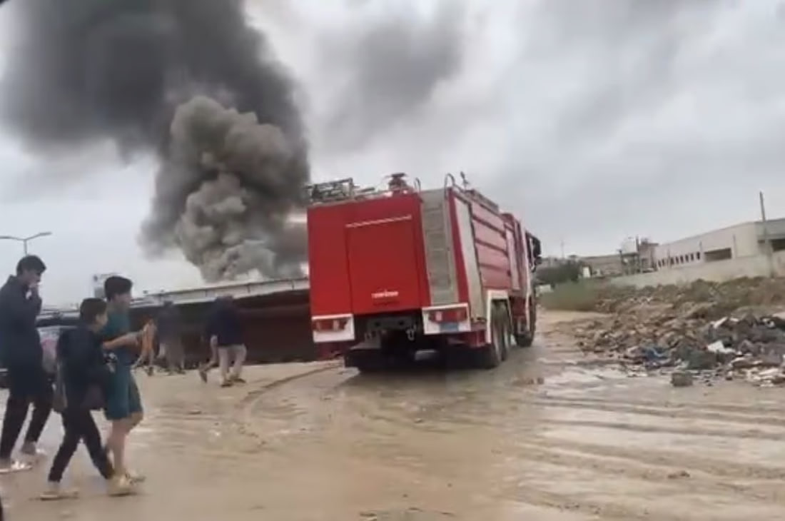 Major fire at Chinese company HQ in Nasiriyah