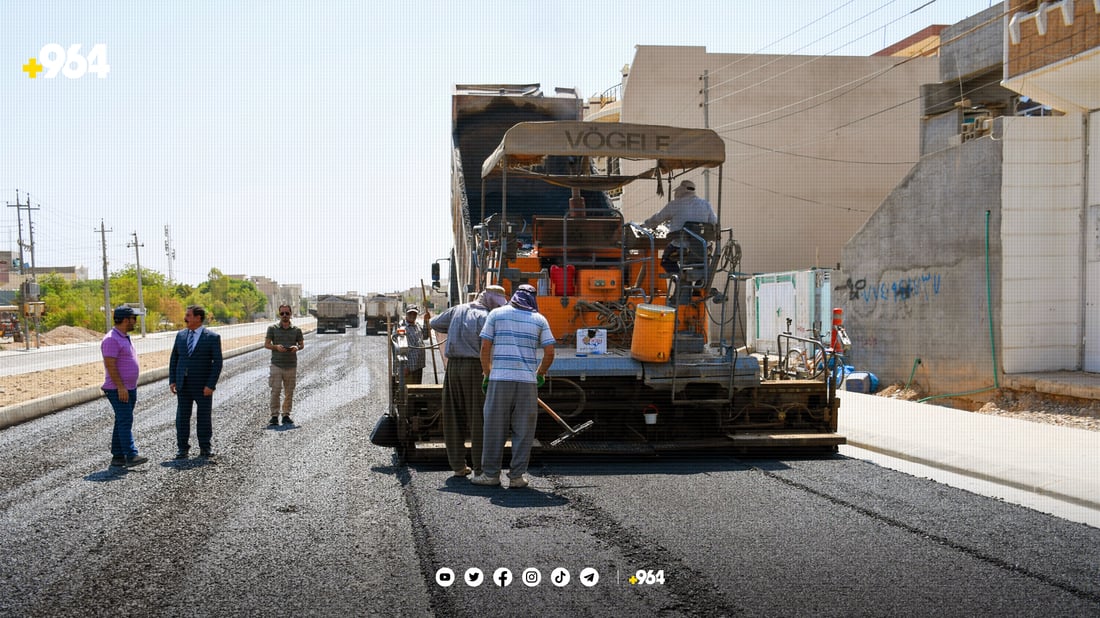ئەمساڵ 75 هەزار مەتر شەقامەکانی کەلار قیرتاو کراون