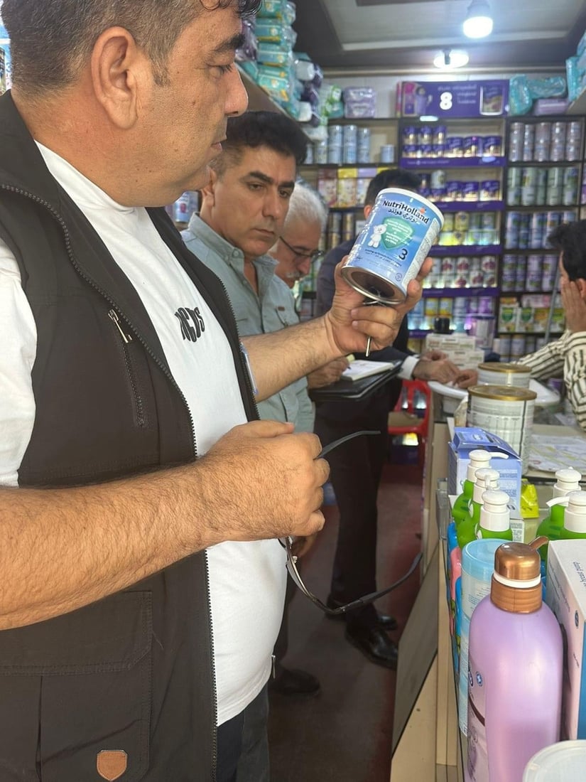 زیاتر لە هەشت هەزار قووتووی شیر دەستی بەسەردا گیرا