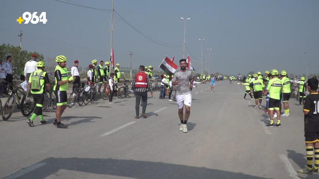 Marathon and cycling competition unites Babylon and Baghdad