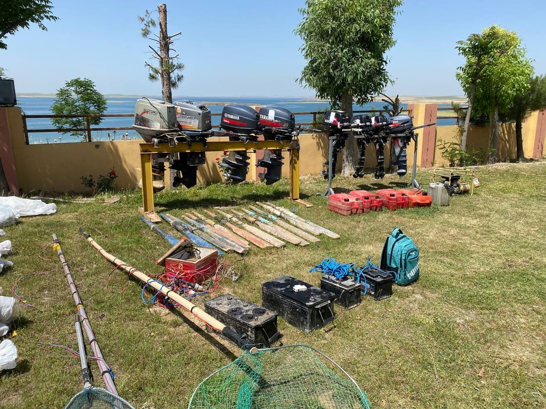 پۆلیسی دهۆک بەردەوامە لە دەستگیر کردنی راوچیانی ماسی