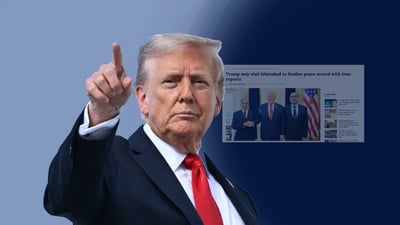 میدیاکانی پاکستان باس لە سەردانی ترەمپ دەکەن بۆ ئیسلام ئاباد