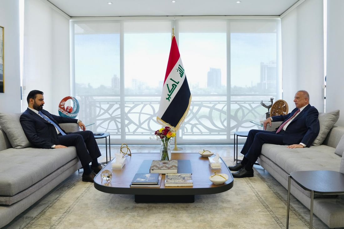 الزيدي والكاظمي يبحثان مصالح البلد وتشكيل الحكومة القادمة