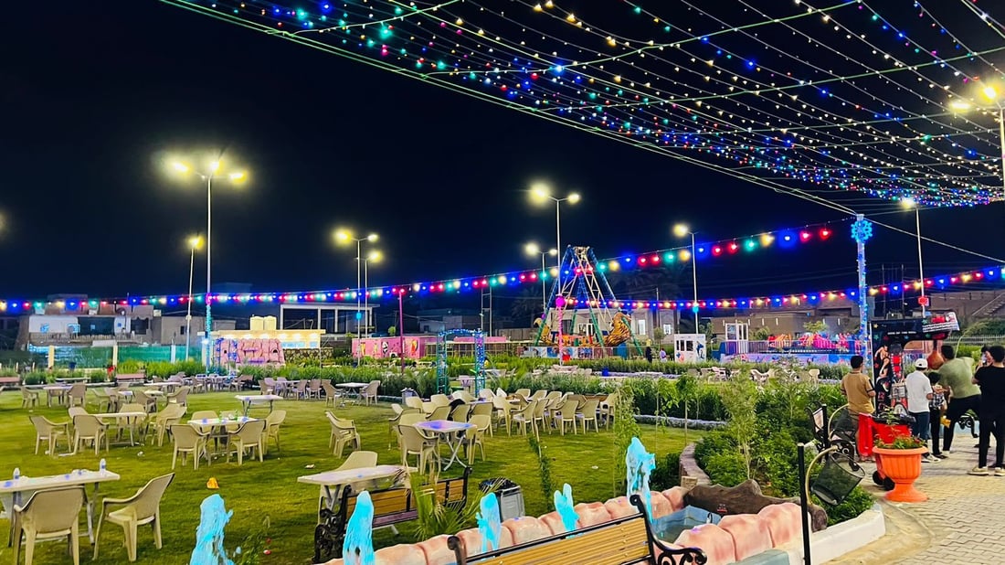 صور من افتتاح أكبر مدينة ألعاب في شهربان: لن نذهب هذا العيد إلى بعقوبة