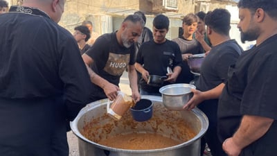 لە هەولێر خواردنی هەریسە دابەش دەكرێت