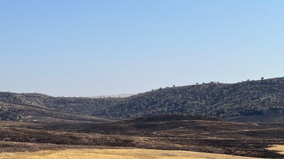 سێ رۆژە سنووری 12 گوندی ئاغجەلەر دەسوتێت