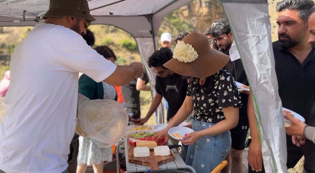 صور: شباب الجنوب يستكشفون حلبجة.. 3 أيام صمت إلا من صوت الطبيعة
