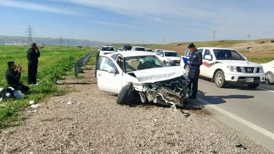 کەلار؛ لە رووداوێکی هاتوچۆدا سێ کەس بریندار بوون