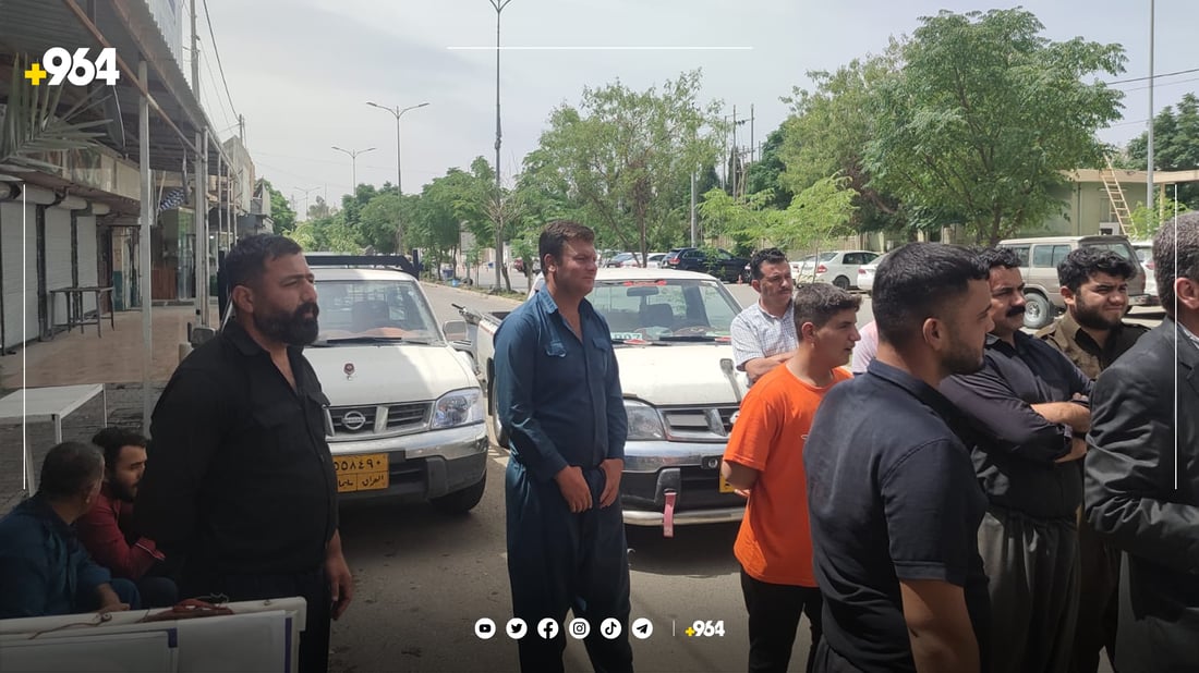 بەشێك لە كاسپكارانی دەربەندیخان گردبوونەوە