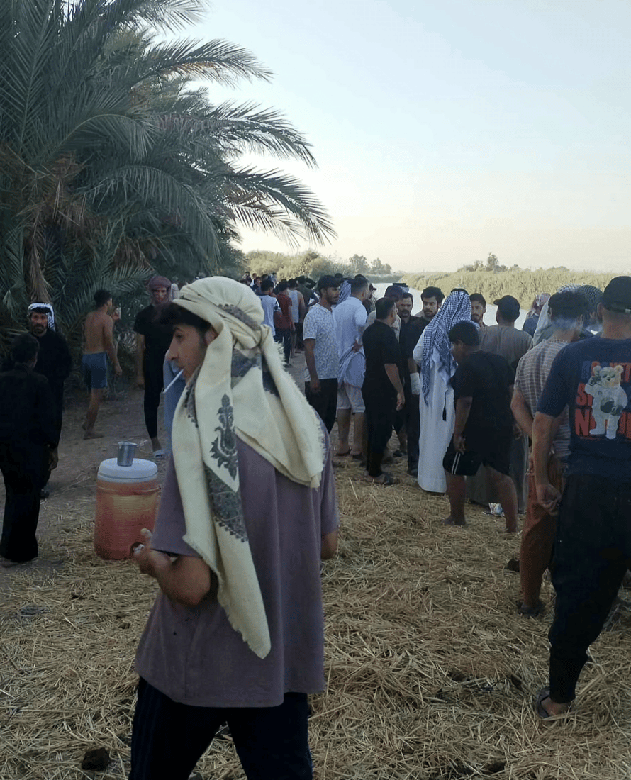 الشنافية تبحث عن طفل نجفي غرق في النهر.. أنقذوا شقيقته بأعجوبة (صور)