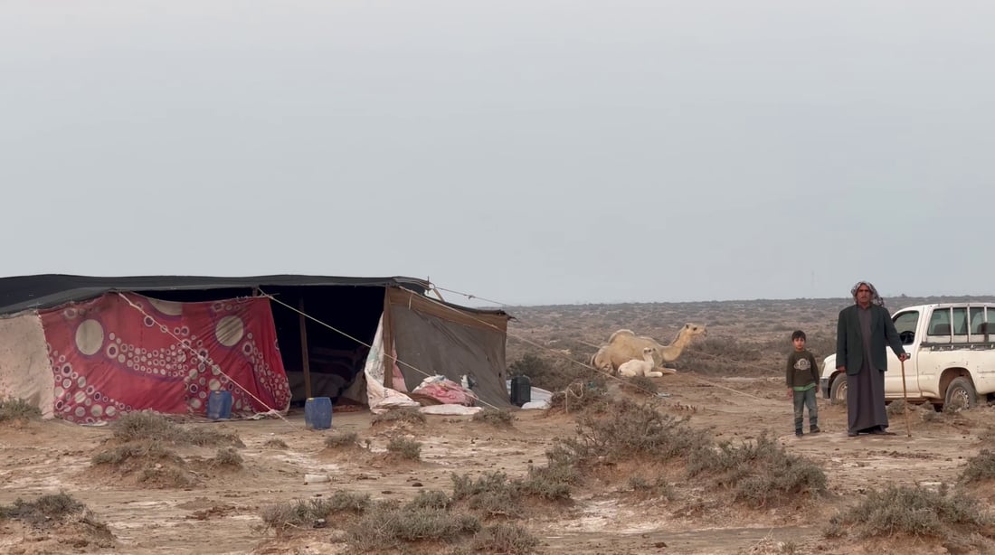 Wasit Bedouin families move toward border highlands to escape floods