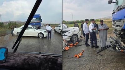 رووداوێکى هاتوچۆ؛ گیانلەدەستدانێک و دوو بریندارى لێکەوتەوە